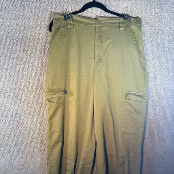 BDG Pants - BDG Cargo High Waisted Pants By Urban Outfitters / Olive / Women's XL
